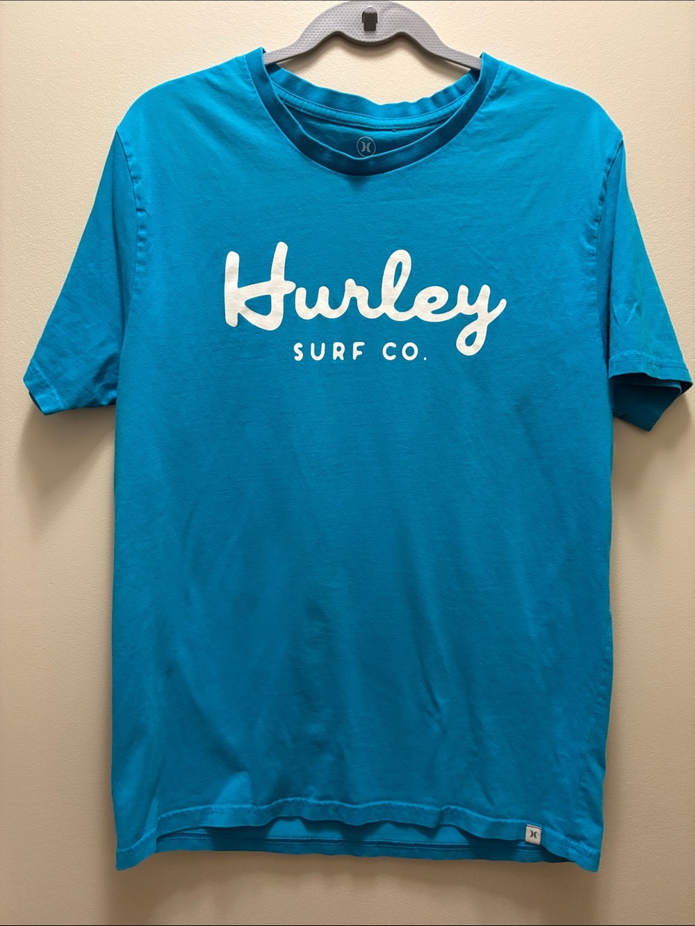 Hurley Teal Blue Surf Co. Short Sleeve Tee